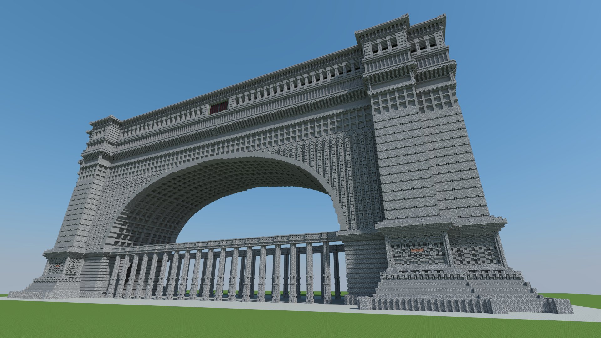 Twitter এ Ddiŋd 軍事部 Dcd 亡国の墓標 Dystopia Triumphal Arch Since1770 ディストピア凱旋門は 0年前の第一次大陸戦争に勝利した17年 帝政時代 時の宰相willibald Fritz Bayerleinの命により建設が開始され50年後の1770年に完成した巨大凱旋門