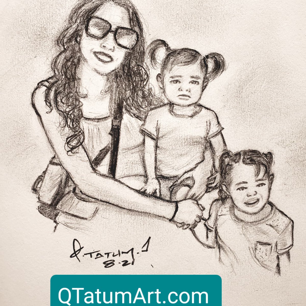 Happy Birthday to #ADAIRAROSE! #Cutekids #DrawingOfTheDay #Drawing #pencil #pencildrawing #PortriatArt #QTatum #Tatumtoon #QTATUMART QTatumArt.com