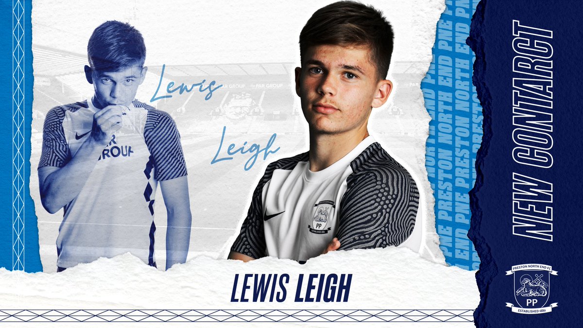 ✍️ 𝗖𝗼𝗻𝗴𝗿𝗮𝘁𝘂𝗹𝗮𝘁𝗶𝗼𝗻𝘀 𝗟𝗲𝘄𝗶𝘀!👏

Preston North End are pleased to announce Lewis Leigh has signed his first professional deal with the club.

➡️ pnefc.net/news/2021/augu…

#pnefc
