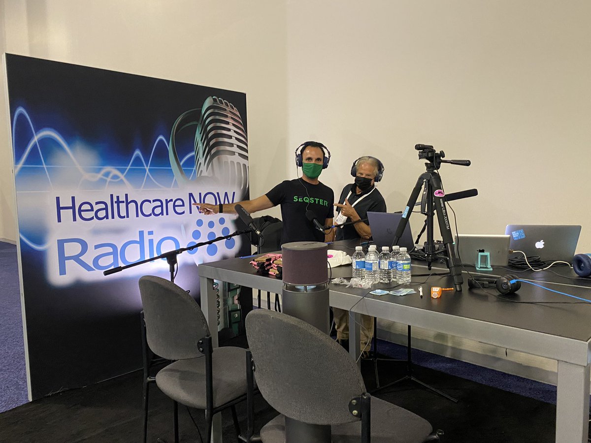 Our CEO &amp; Co-Founder Ardy Arianpour with <a href="/GreggMastersMPH/">Gregg Anthony Masters</a>  on <a href="/HCNowRadio/">HealthcareNOWradio</a> at #HIMSS2021 discussing how @Seqster seeks health data in real-time and at scale - solving #Healthcare’s #1 PROBLEM 👉 #Interoperability