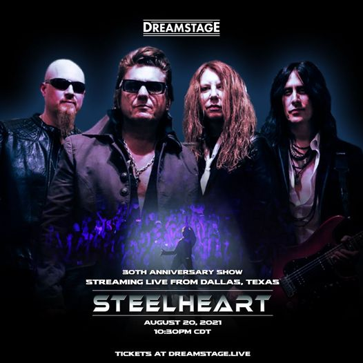 #USA #UK <a href="/STEELHEARTBAND/">SteelHeart Band Official</a>  FAM! We will be playing our top hits in less than 10 days live on Dreamstage. We will be simulcasting from the Glass Cactus in Grapevine, #Texas Get your tickets now, all ticket holders are entered to win a Steelheart Jacket. link.dreamstage.live/Steelheart