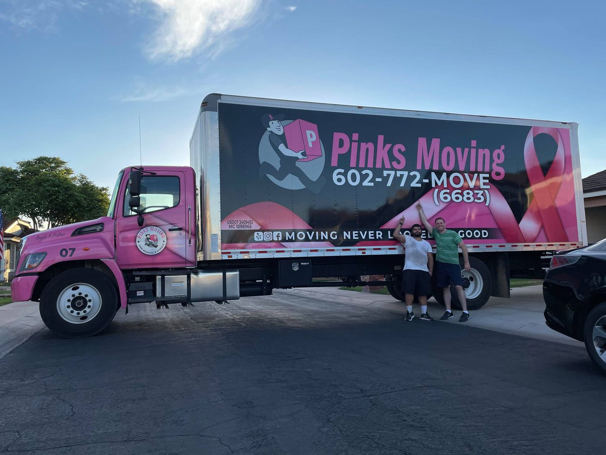 Pinks moving tweet media