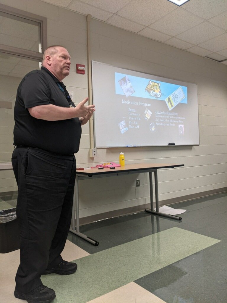 Mrs. Beatley and Mr. Ford presented at the <a href="/HCPS_Inspire/">HCPS Inspire</a> conference today. We had a packed house for both presentations on our relationship building, through <a href="/Vtss_ric/">VTSS</a> and restorative practices. We also got to tell the Georgetown story to a new audience.