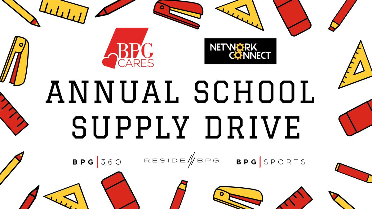 Please join us in supporting Wilmington’s students as they transition back to in-person learning by donating to our 4th annual School Supply &amp; Hygiene Drive now through August 22nd! Thanks in advance for your generosity. #ResideBPGgives

Learn More: ow.ly/E5Oh50FQ1Ln