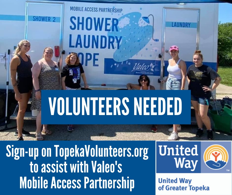 In partnership with other orgs, Valeo recently launched their Mobile Access Partnership (MAP) vehicle, which provides shower and laundry facilities for unsheltered individuals.

Valeo is in need of volunteers to help staff the vehicle.

Sign-Up Here: bit.ly/VALEO_MAP