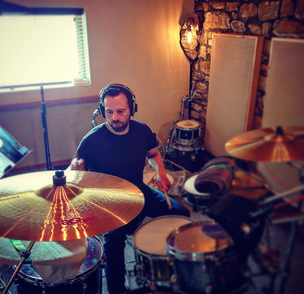 Northstonemusic's tweet photo. Good to be back recording, today, We welcomed our good friend Mr Neil Cooper of the Punk/Rock legends - Therapy? https://t.co/l8uc85Pgee