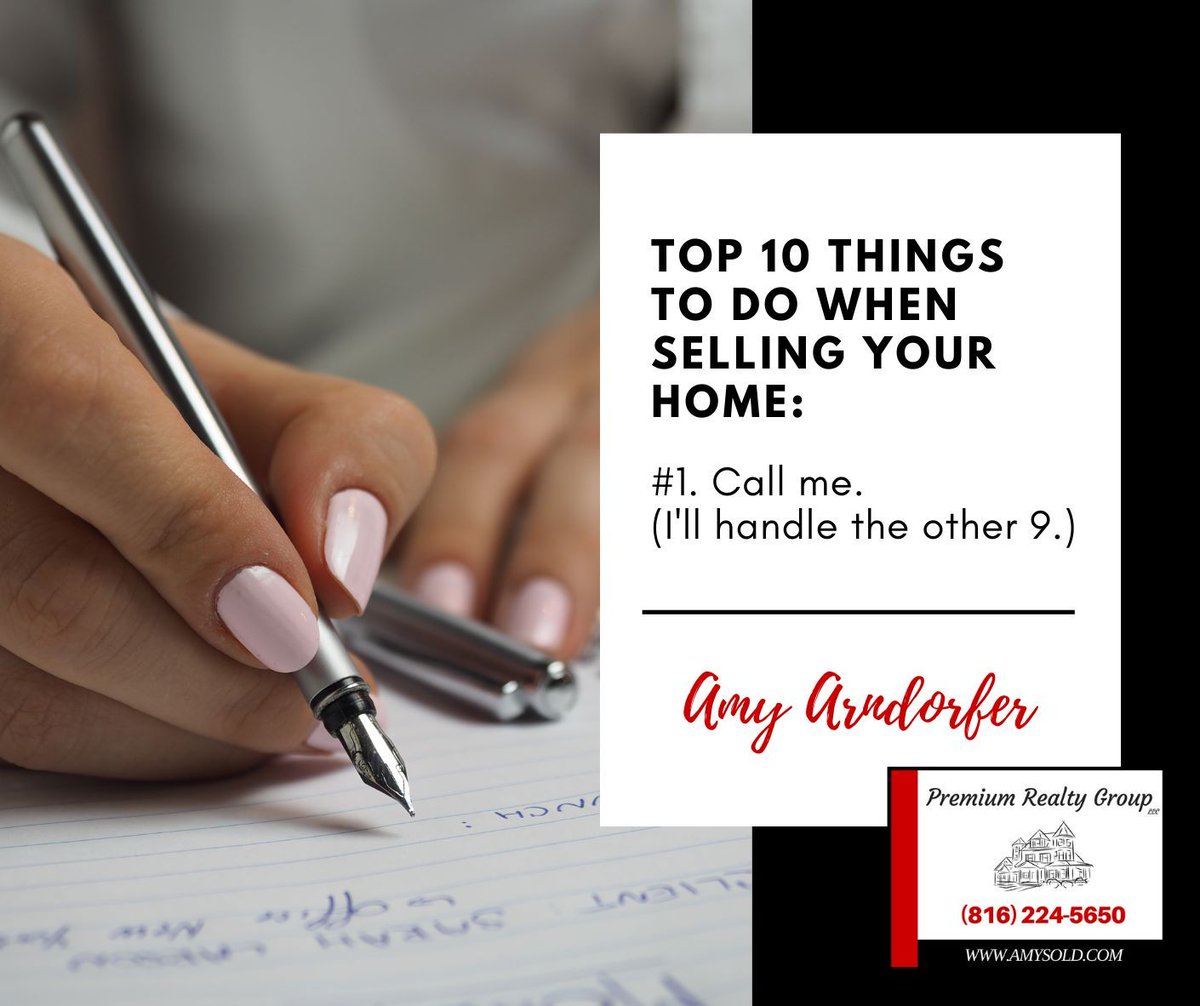 amysold1's tweet photo. If you want an expert by your side to do the hard work it takes to sell your home, call me. It really doesn't get much easier than that!

(816) 224-5650 https://t.co/iMH5mG7v4P https://t.co/vaaqVgFWFL