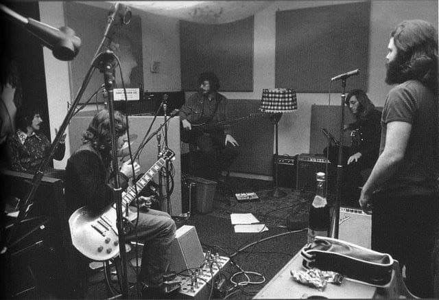 The Doors recording L.A. Woman.