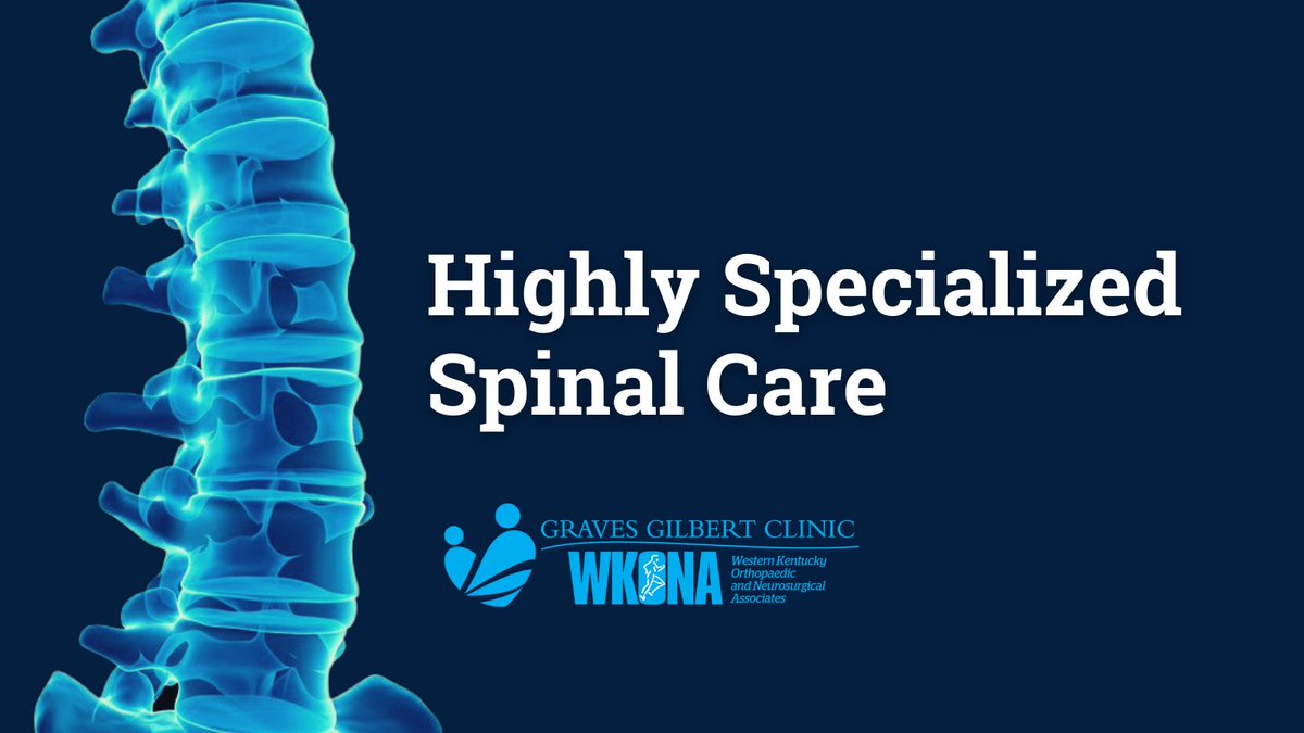 wkonaggc's tweet photo. The surgeons at WKONA specialize in challenging spinal issues and injuries. If you are suffering from back pain, neck pain, or a previously failed spine surgery, call 270.782.7800 today. https://t.co/5xyZ2g78eF