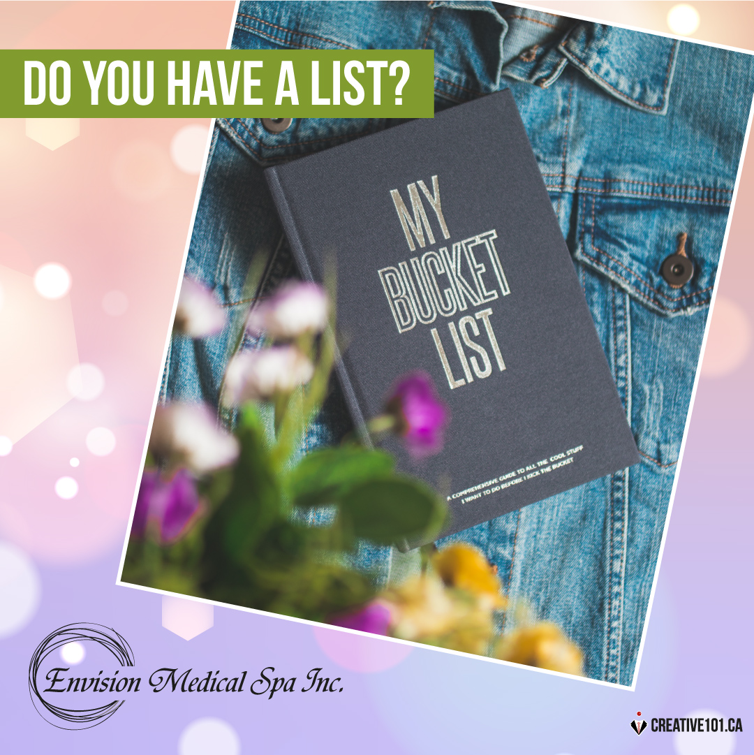EnvisionLeduc's tweet photo. Many people have things they'd like to accomplish by a certain age or in their lifetime. What's on your list? #WonderWednesday 

#LeducBusiness #LeducSpa #LeducClinic #MedicalSpa #leducskincare #yegskincare #loveyourleduc #leducmainstreet #medispa #downtownbusinessassociation https://t.co/Ehj2Y3sowV