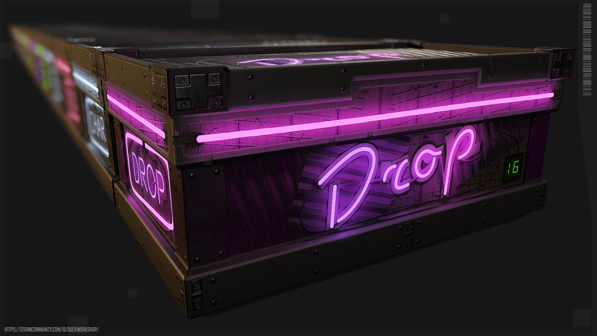 DucksWorkshop's tweet image. Neon &quot;Drop Box&quot; Storage was accepted for sale. store.steampowered.com/itemstore/2524… Thanks for the support everyone! &amp;amp; @gerrmanman @playrust