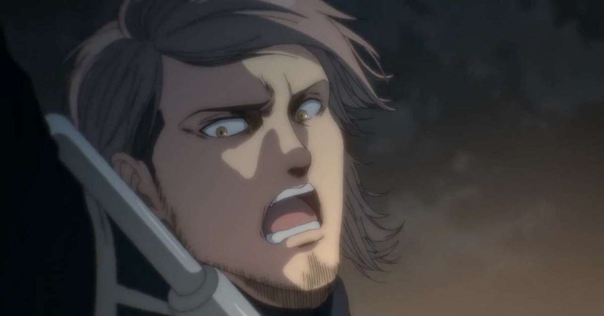 [Screams while he continues staring]
