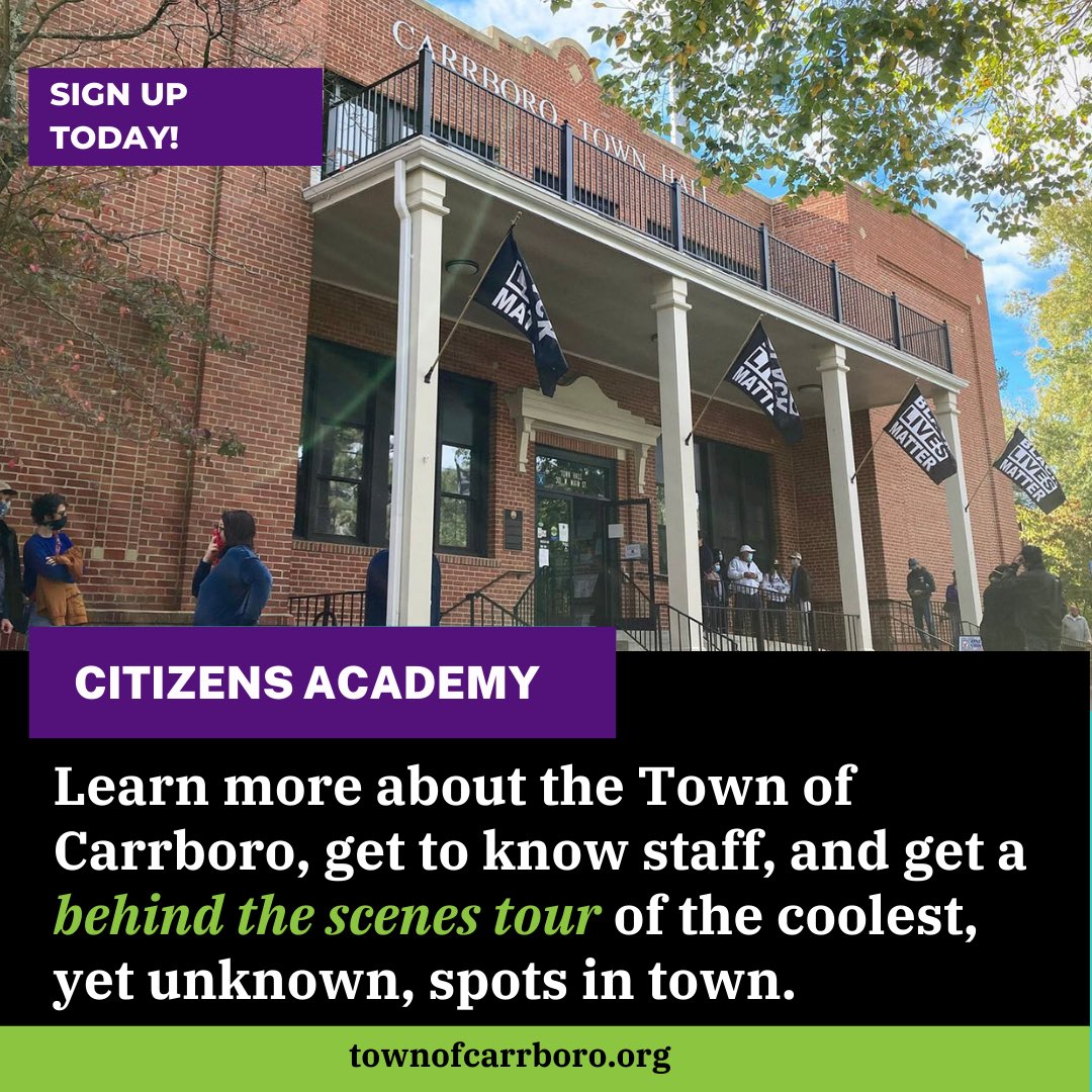 Carrboro, NC on Twitter "The Town of Carrboro is accepting