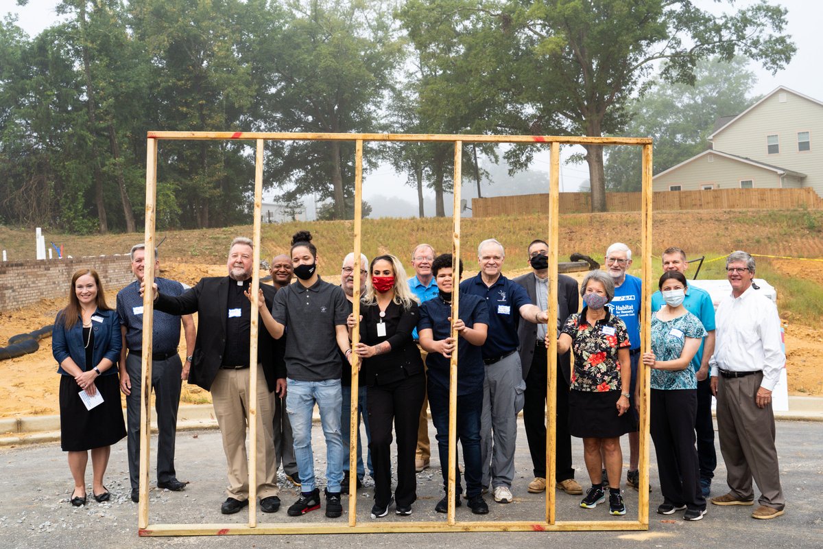 “Ultimately it’s about the families we serve and…the trajectory of their lives fundamentally changing through affordable homeownership and that’s why we do this.” Monroe Free, HabitatGVL CEO

Watch today's Woodside Wall Raising! fb.watch/7lhVItuoem/