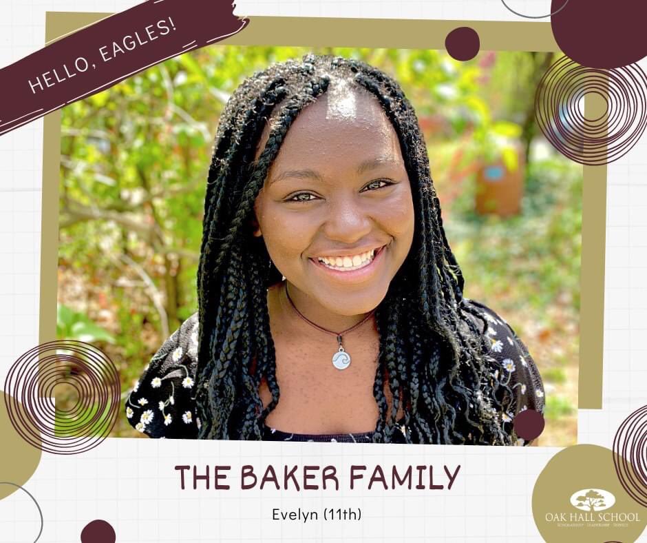 OakHallSchool's tweet photo. We are so happy to welcome Evelyn and her family to the Eagle family! Evelyn is one of our new Junior students. Welcome home! 🤩🦅 https://t.co/pkaSLb9Faj