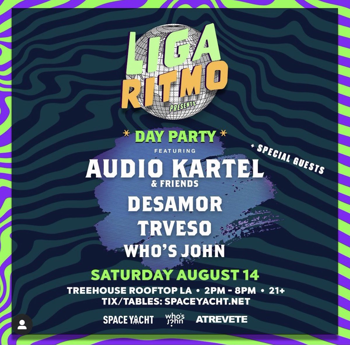 Heard people are selling their Baja Fest Tickets just to pull up too our day party this SATURDAY in LA !! LESSSS GO!!!! 🔥<a href="/AudioKartelCo/">Audio Kartel</a> @TRVESOMUSIC <a href="/spaceyacht/">SPACE YACHT</a> <a href="/WhosJohnIRL/">who’s john</a> <a href="/LigaRitmo/">Liga Ritmo</a> @atrevetela