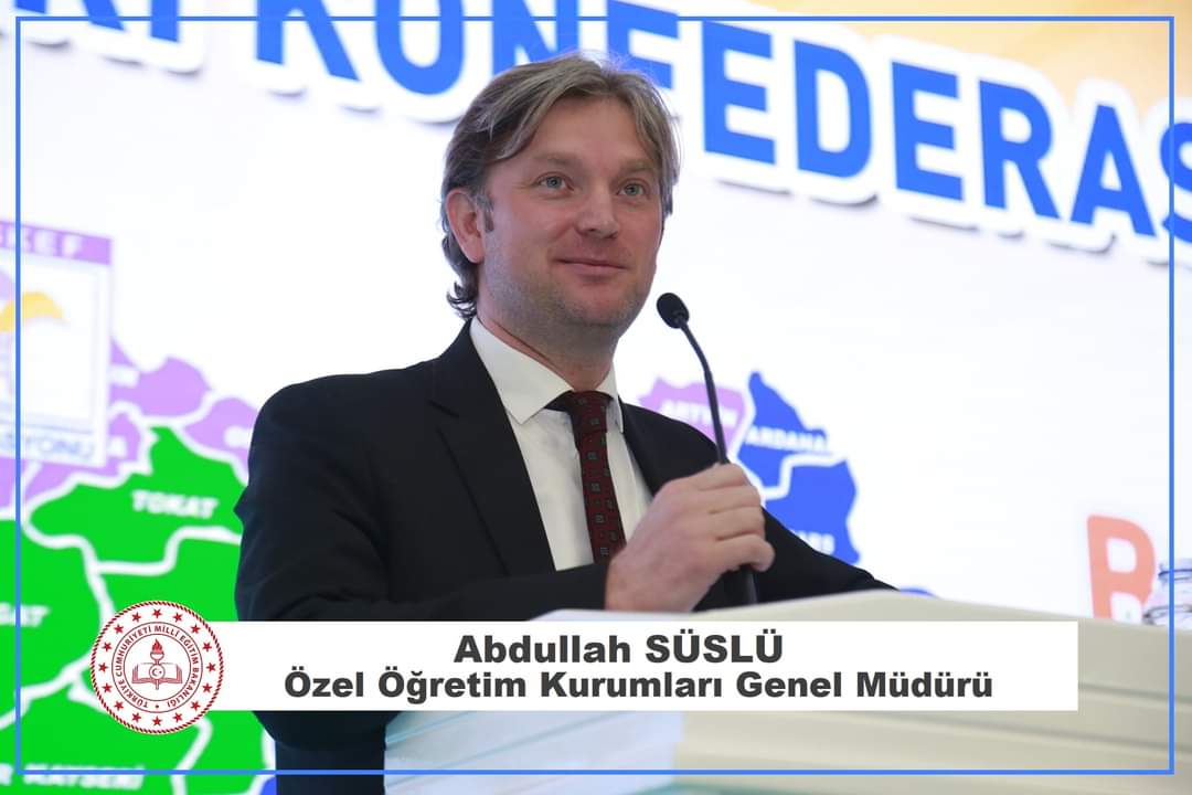Özel Öğretim Kurumları Genel Müdürlüğüne Sayın Abdullah Süslü atanmıştır. Genel Müdürümüze Yeni Görevinin Hayırlara vesile olması temennisiyle başarılar diler, Sayın Dr. Muammer YILDIZ Bey'e  Sektörümüze vermiş olduğu hizmetlerden dolayı şükranlarımzı sunarız...