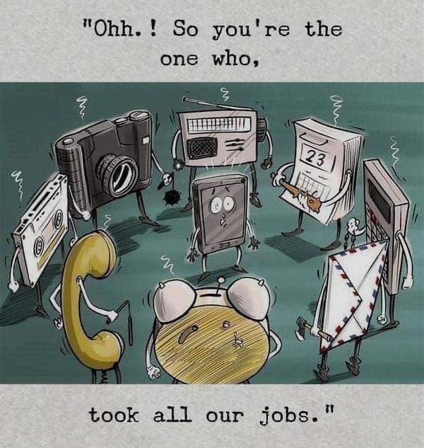 It’s amazing how one device disrupted everything. #Smartphone is truly a digital Swiss knife!

#EmergingTech #DigitalTransformation #innovation #iPhone #5G 

Many thanks 🙏 <a href="/alvinfoo/">Alvin Foo</a>