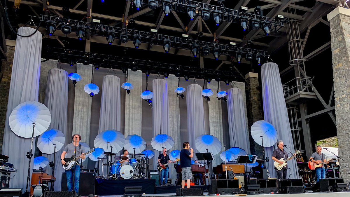79Aspen's tweet photo. Counting Crows soundcheck at the new @firstbankamp in Franklin TN. Beautiful venue.  We were treated to the #ButterMiracle Suite in it’s entirety.  It sounds incredible live! #countingcrows #vastatour2021 https://t.co/0ktKEiY7Kb