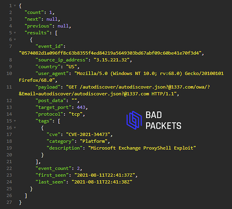 Badpackets 1.20 1. Bad Packets. PROXYSHELL. Мод badpackets. MS Exchange Exploit.