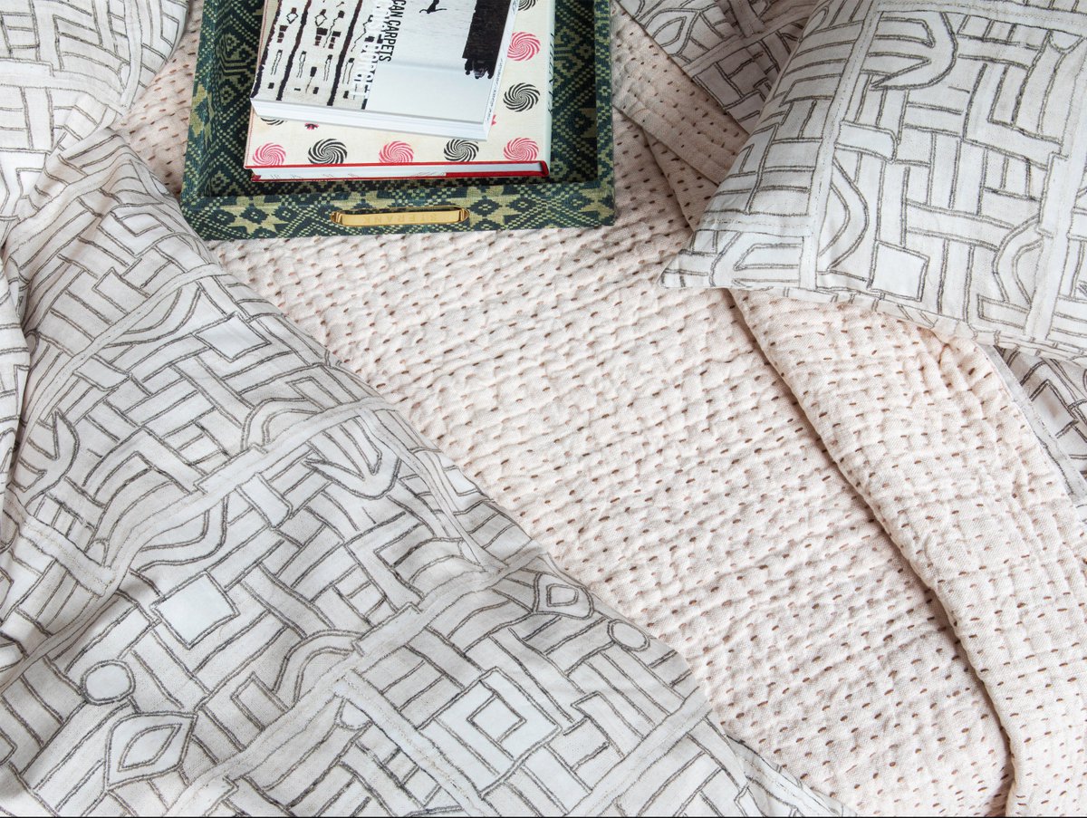 Prep Your Bed for Fall

Layer on a Kantha coverlet for fall.

Make your bed with our soft hand-stitched linen Kantha quilt layered over your flat sheet. Fold your duvet at the end of bed for an extra layer of cozy on colder nights.

Shop now: bit.ly/3iH6XFH