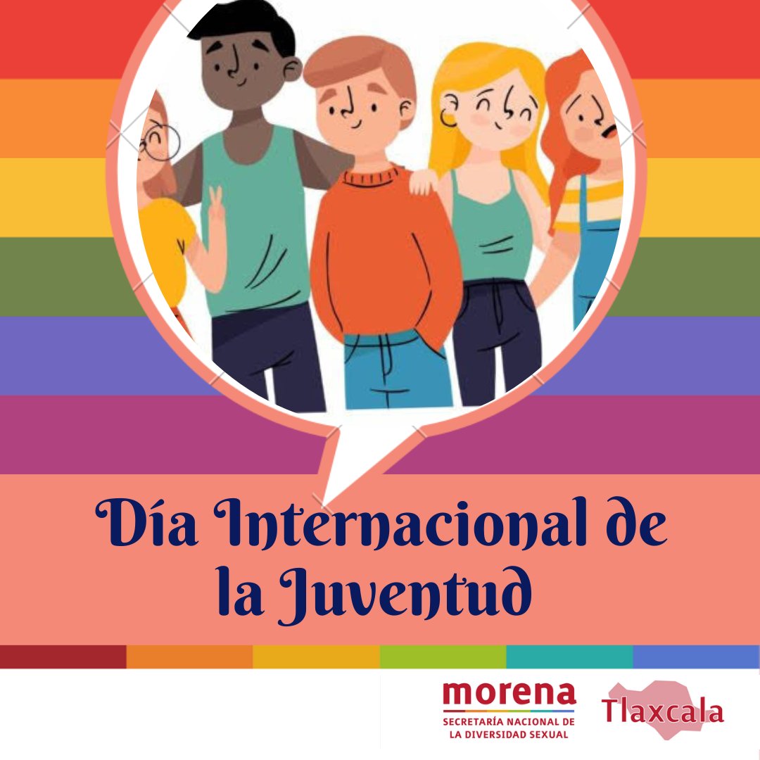 🏳️‍⚧️ Felicidades a las #JuventudesDiversas 🏳️‍🌈 por resistir y luchar todos los días. 
#FUERZALGBTTTIQ+
❤🧡💛💚💙💜