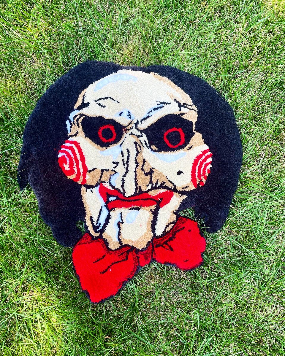 WereMisguided's tweet image. Wanna play a game? Jigsaw rug!