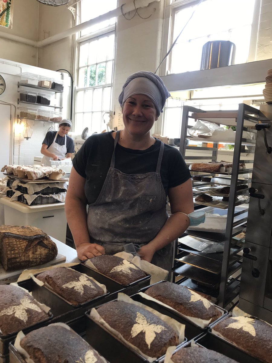 Having a day off from #bbcfoodawards judging &amp;  in Nottingham had lunch with the remarkable team at <a href="/smallfoodbakery/">Kimberley Bell</a> ...winners of best food producer in 2018. The perfect eg of act locally/ think globally. Nothing in the bakery comes from anonymous source. Setting gold standards.