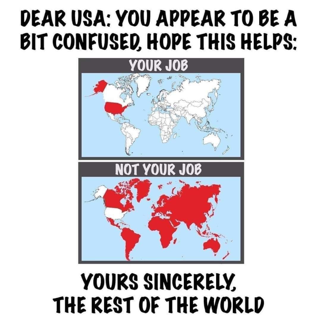 GeopoliticsDH's tweet image. It's not just that the US views itself as the world's "policeman."

The US is THE imperialist hegemon of our historical epoch.

Imperialism employs military domination and neocolonialism to maintain the supremacy of monopoly capital. 

We must be clear: US OUT OF EVERYWHERE!