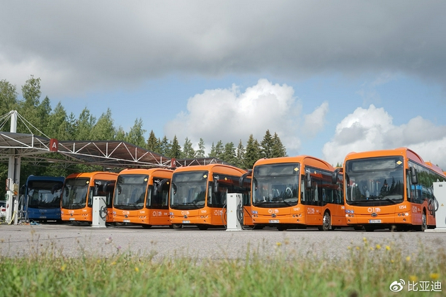 A total of 76 #BYD e-buses ordered by public transport operator #Nobina will be put into service in #Helsinki this month.

43 e-buses were delivered to #Turku in July, bringing the total to 119 — the largest-ever fleet in #Finland ready for operation.

https://t.co/q3LBI9mBKw https://t.co/F4xfyh6H6D