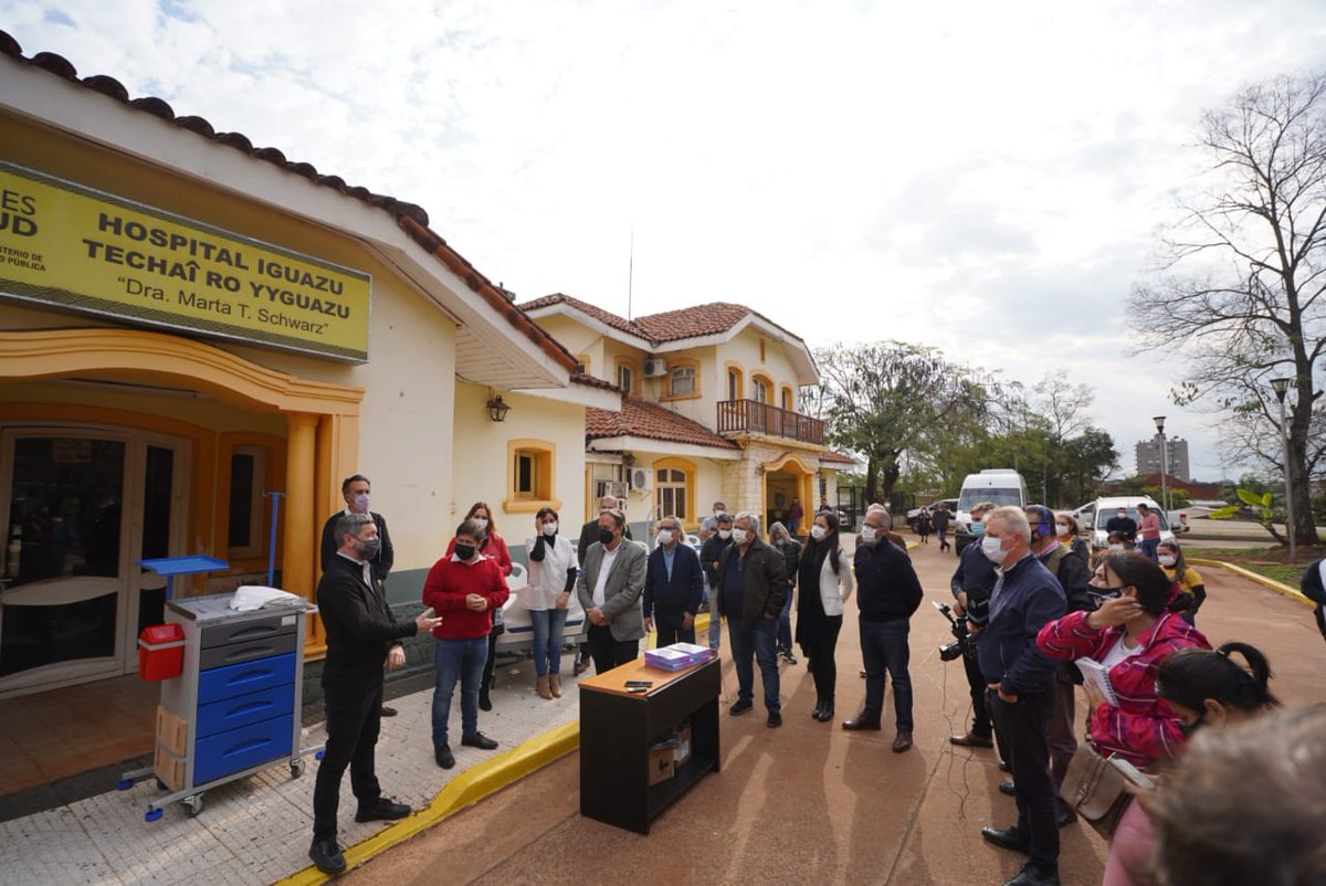 verodcristofaro's tweet photo. Como iniciativa del @msalnacion en conjunto con la República de Italia, a través del Programa de Apoyo al Sector Sanitario Público Fase II (PROSEPU II), entregamos equipamiento sanitario en el Hospital "Marta Schwarz“ de  Iguazú. https://t.co/EZD8X2F75a