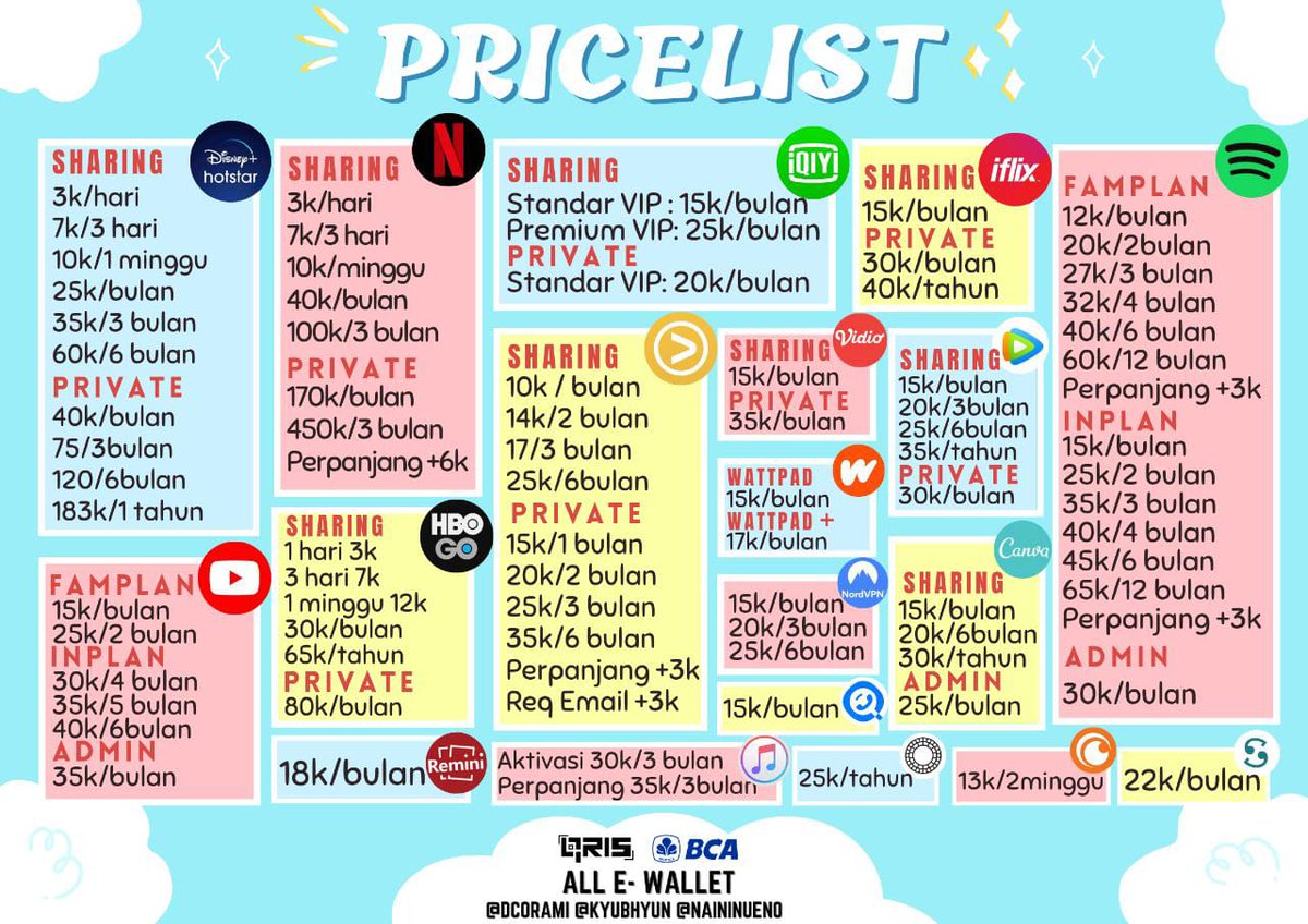 bypearll's tweet photo. @arkjm95 Hallo, cari app premium? Mau perpanjang akunnya? Yuk premiumkan di @kyubhyun
Ada banyak app dan pastinya trusted, fast respon, legal dan amanah.

Order bisa via dm/wa ya 🥰 https://t.co/95kG6YGYJO