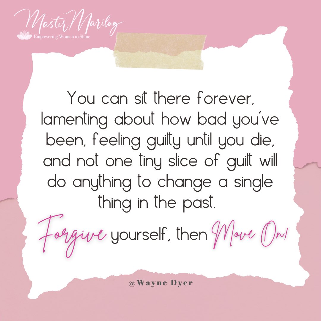 .
.
.
#moveonwithyourlife  #forgivenessheals  #forgiveyourselffirst #forgiveyourselfandmoveon #selflovethreads #marilagmendoza #mastermarilagmendoza #womencoachingwomen #womencoach #businesscoachingforwomen #inspiringwomen #inspiringothers #womencoaching #womeninspiration