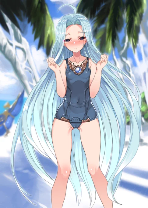 #青を見て体感温度をさげる 