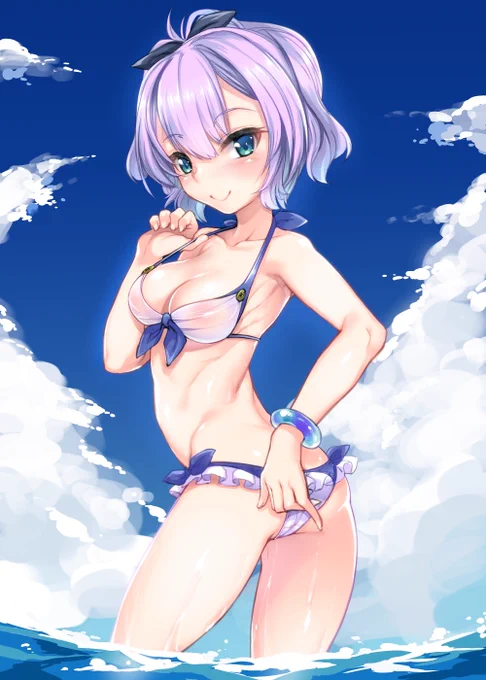 #青を見て体感温度をさげる 