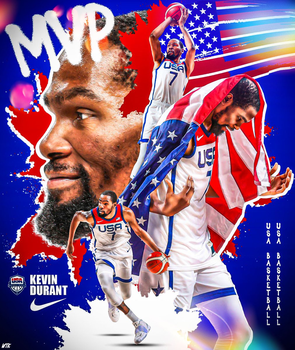 wtkdesigner's tweet photo. My first post 😤, @KDTrey5 olympic MVP ‼️‼️‼️ What do you think about this edit ? https://t.co/49zNoveQji