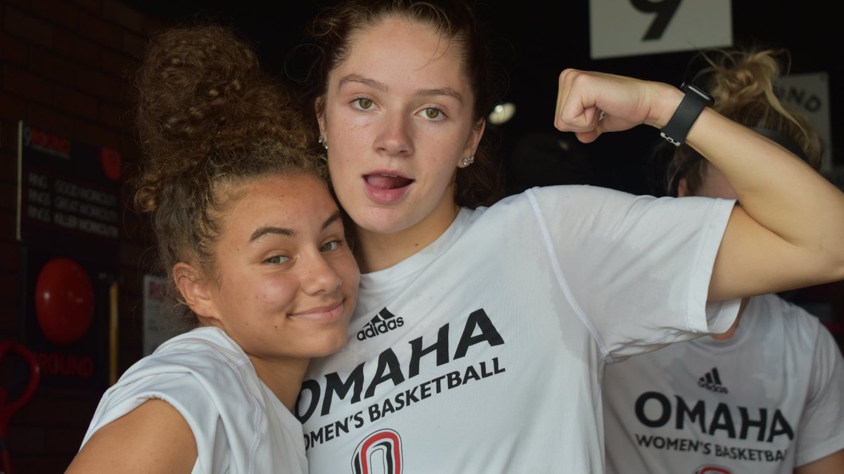 Preseason gains ⚫️💪🔴 
#EveryoneForOmaha | #OmahaWBB