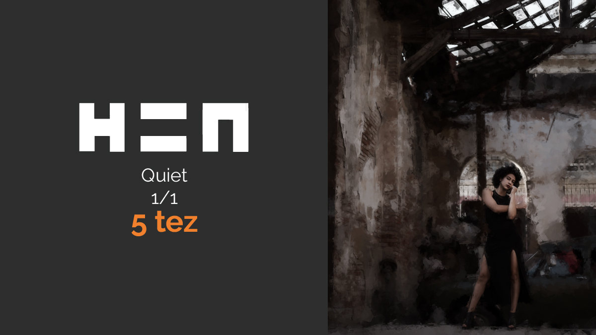 Rain over my city, coffee in my hand and the happiness to share with the #NFTcommuity my next piece @onhicetnunc . 
"Quiet" 
1/1
5 tez
👉hic.art/204452 
here is the link
#nfts #cleannft #nftcollector #nftcollectibles #nftartist #tezos #hicetnunc