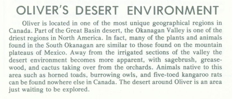 LakesideOliver's tweet photo. #ThrowbackThursday A blast from the past... The Lakeside Resort made an appearance in the 1982 Oliver Travel Guide! What are your favourite Lakeside memories from the days of Aqua Net, Atari, snap bracelets and shoulder pads? https://t.co/nv1zEJInRd