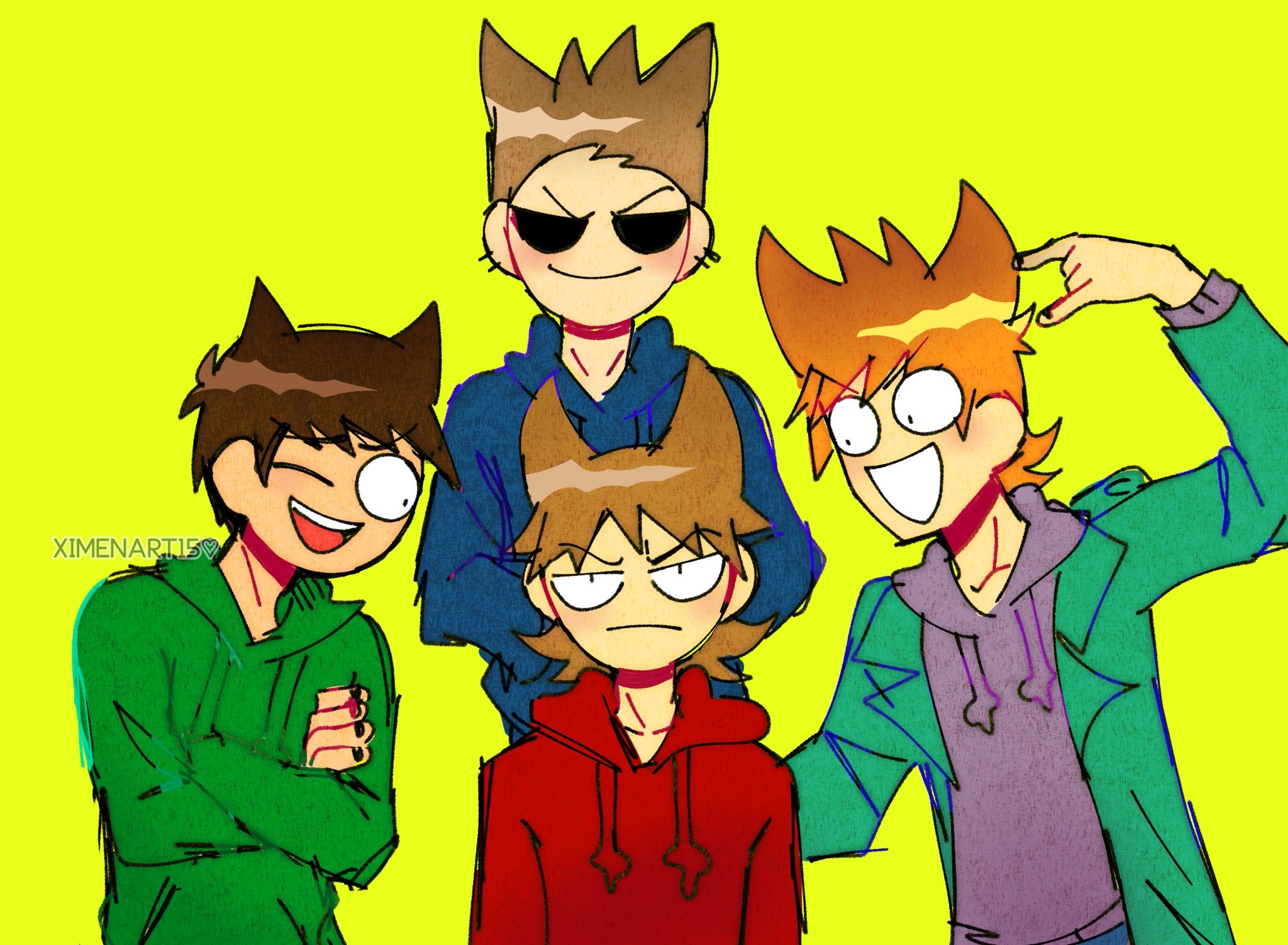 ✨️Ximenart15✨️(COMMISSIONS OPEN) on X: MATT 💜💜 :D #eddsworld   / X