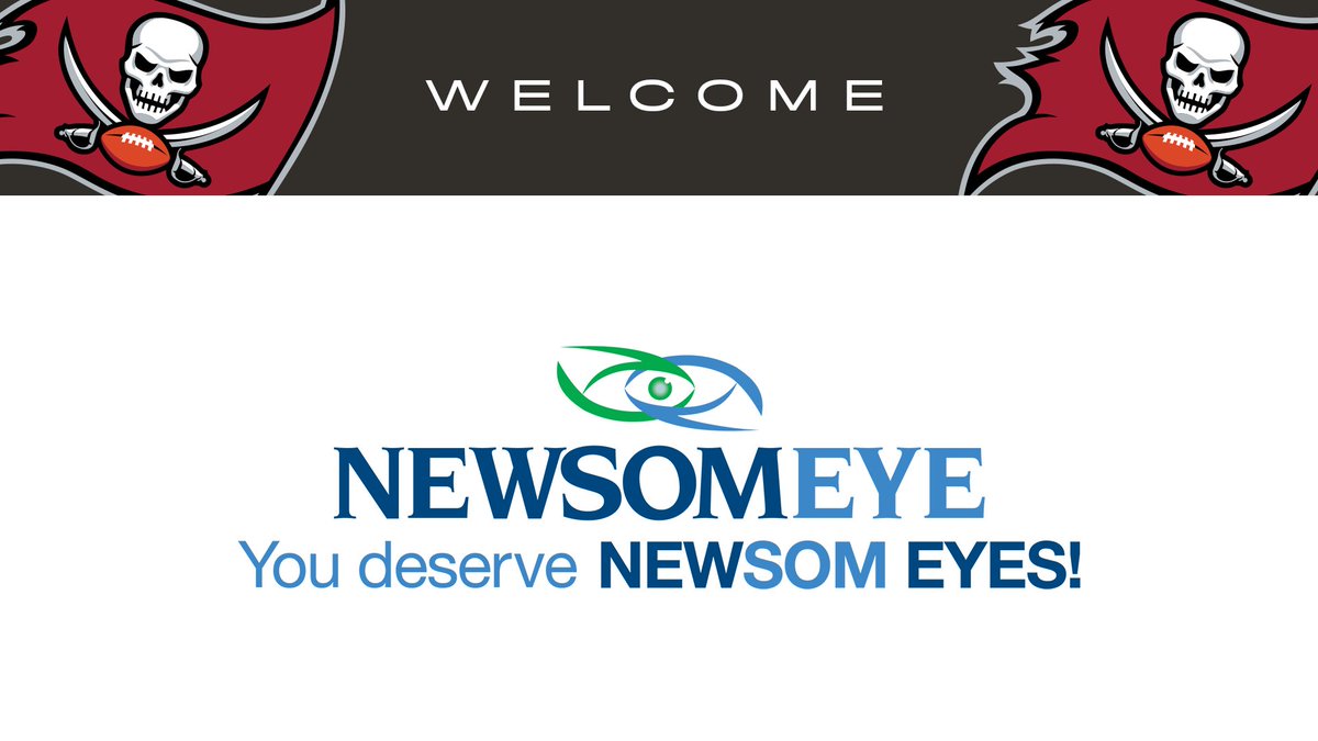 Tampa Bay Buccaneers (@buccaneers) on Twitter photo We’re excited to welcome <a href="/Newsom_Eye/">Newsom Eye</a> as an official LASIK partner of the Tampa Bay Buccaneers.
📰: bccn.rs/NewsomEye We’re excited to welcome <a href="/Newsom_Eye/">Newsom Eye</a> as an official LASIK partner of the Tampa Bay Buccaneers.
📰: bccn.rs/NewsomEye