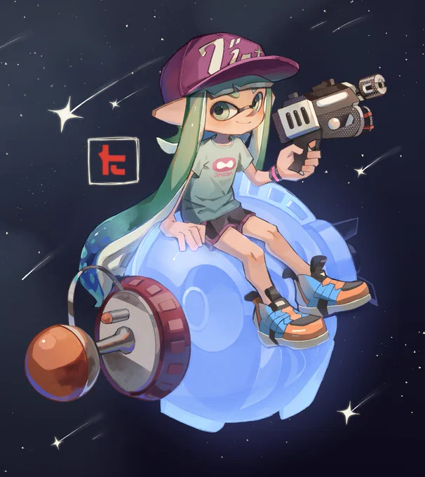 #スプラトゥーン2  #Splatoon
commission:トーピード⭐️ 