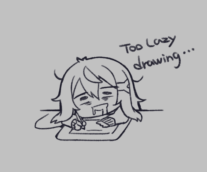 お絵描きめんどくせ～～～ 