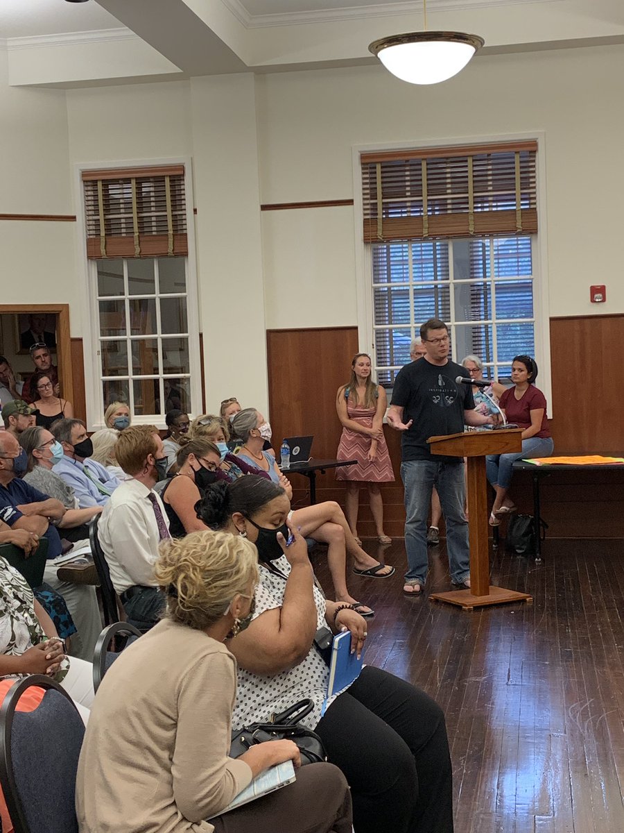 SCPS father Andy Schmitt referenced the district’s Proflile of a Graduate. With that in mind, he said we want to “teach them to be lifelong learners and to listen to the science” in regards to masking for others.