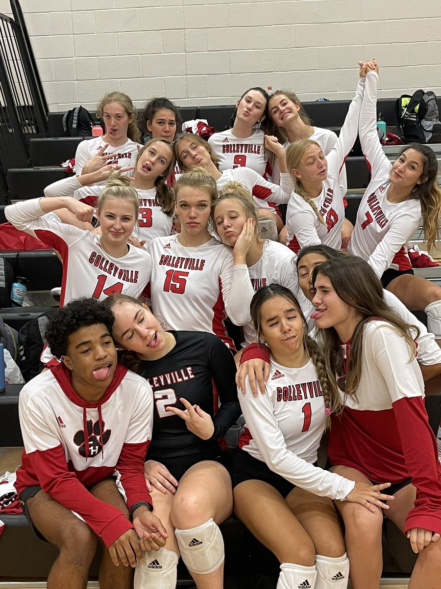 Colleyville Heritage Volleyball (@vb_chhs) on Twitter photo The varsity goes 3-0 on Day 1 of the Mansfield tournament!
v. Ep Coronado 25-16, 25-19
v. Waco Midway 25-13, 25-19
v. Fossil Ridge 25-17, 25-22
Stat leaders:
Kills: <a href="/ellabusey23/">Ella Busey</a>(23), <a href="/engler_reagan/">Reagan Engler</a>(14), <a href="/maddiebird24/">Maddie Bird</a>(14)
Assists: <a href="/morganhoward_23/">Morgan Howard</a>(58)
Digs: <a href="/_lindseyhouran/">lindsey houran</a>(22) The varsity goes 3-0 on Day 1 of the Mansfield tournament!
v. Ep Coronado 25-16, 25-19
v. Waco Midway 25-13, 25-19
v. Fossil Ridge 25-17, 25-22
Stat leaders:
Kills: <a href="/ellabusey23/">Ella Busey</a>(23), <a href="/engler_reagan/">Reagan Engler</a>(14), <a href="/maddiebird24/">Maddie Bird</a>(14)
Assists: <a href="/morganhoward_23/">Morgan Howard</a>(58)
Digs: <a href="/_lindseyhouran/">lindsey houran</a>(22)