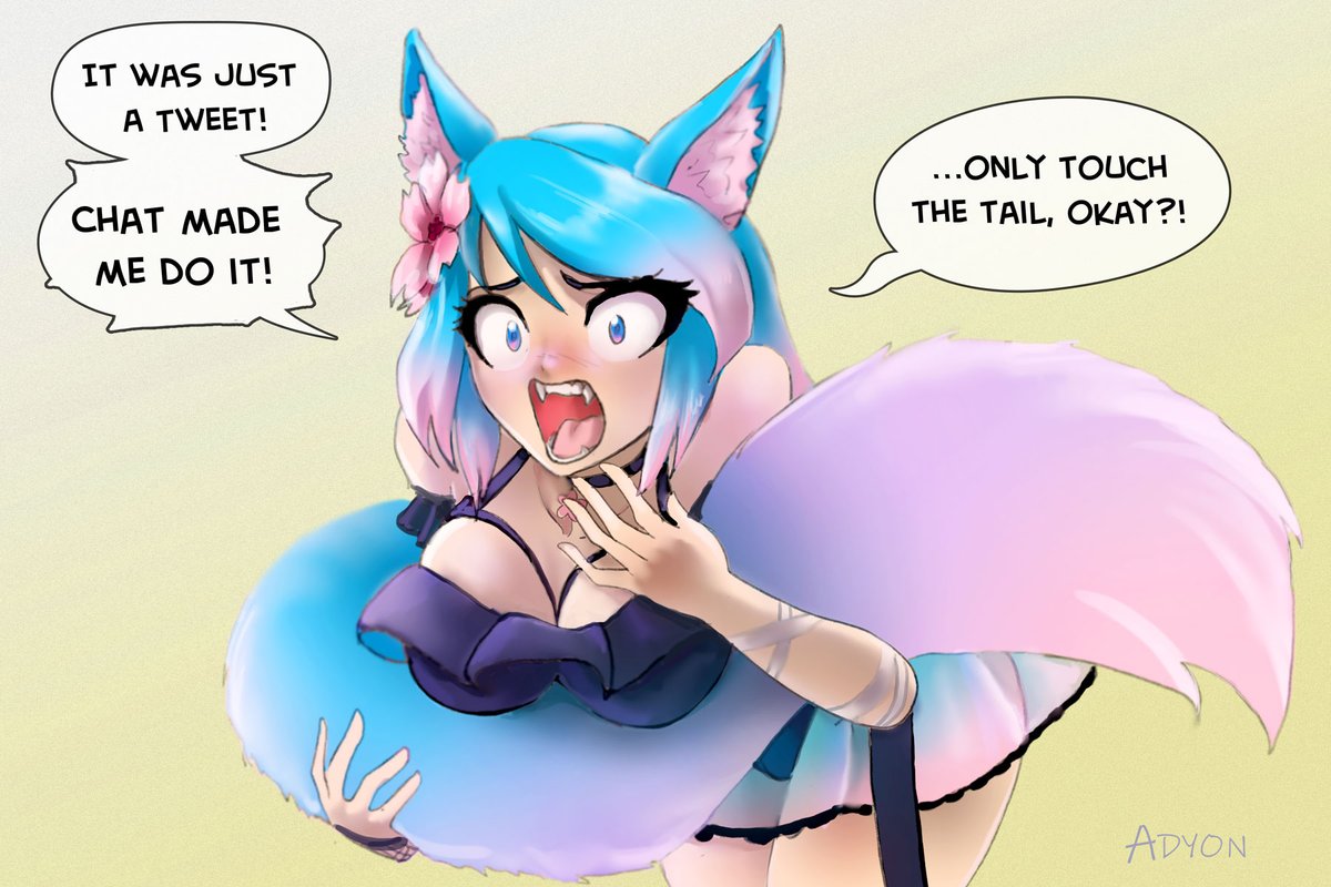 Adyon's tweet image. Glad @_Silvervale_ puts up with her chat #DoodleVale