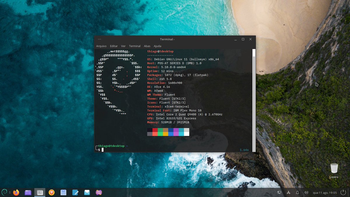 XfceNation's tweet image. Xfce #DesktopFriday
Credit: thiago (Xfce Forum)

#ShowYourDesktopFriday #ShowYourLinuxDesktop #ShowYourLinuxDesktopFriday #ViernesDeEscritorio #جمعه_میزکار #XfceOnTheDesktop #MakeXfceBeautiful #XfceUI #Debian