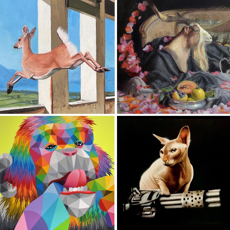 GeekyNerfherder's tweet photo. #CoolArt: @coreyhelford Gallery presents 'Animalia' Group Art Exhibition by #FrancKaiser #JoshKeyes #MiguelEscobarUribe #OkudaSanMiguel
https://t.co/ypfOQ7czqx https://t.co/GmfWs3F8H6