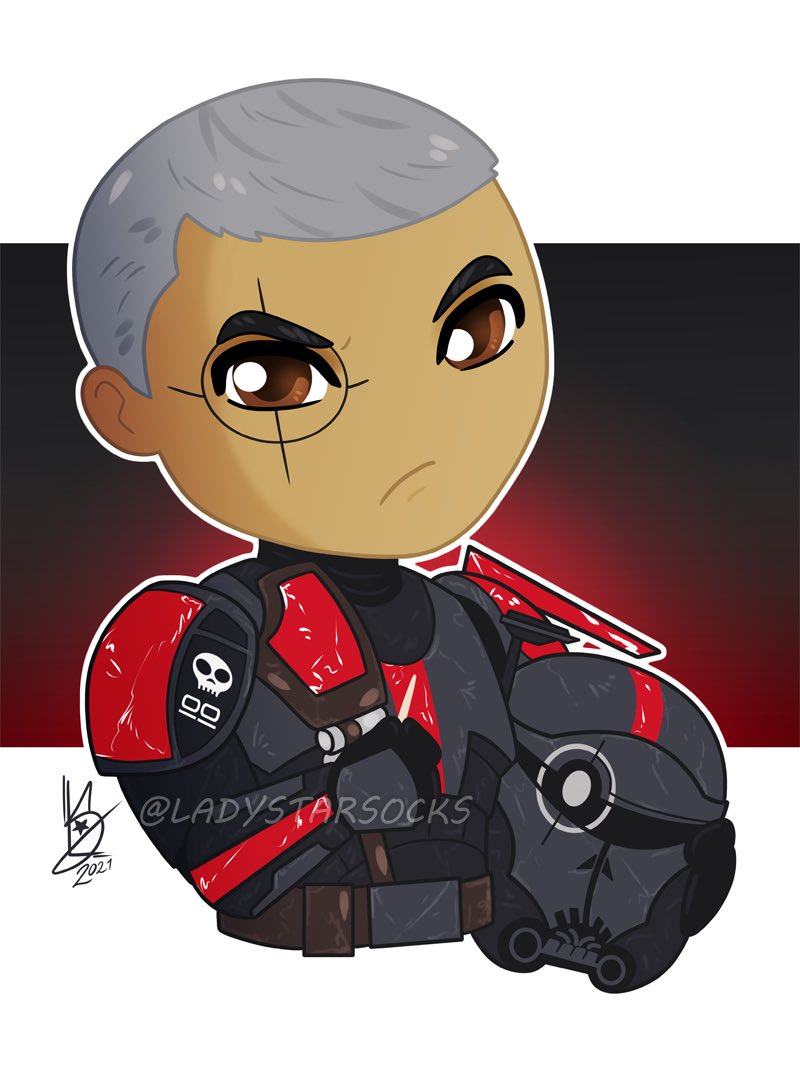 ladystarsocks's tweet photo. There’s just something extra fun about doing chibis of grumpy characters. I had so much fun drawing Crosshair’s little grump face in a cute style. 😁
~
#badbatch #thebadbatch #crosshair #badbatchcrosshair #clonewars #theclonewars #cloneforce99 #badbatchseries #starwarsfanart #tbb https://t.co/YidQyRA5cP