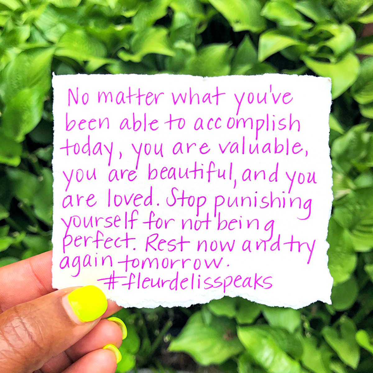 FdLSpeaks's tweet photo. Rest now and try again tomorrow.💙 https://t.co/UBgjolIPjE